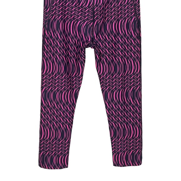 Under Armour XS Pink Black Compression Crop Leggings - Picture 8 of 10